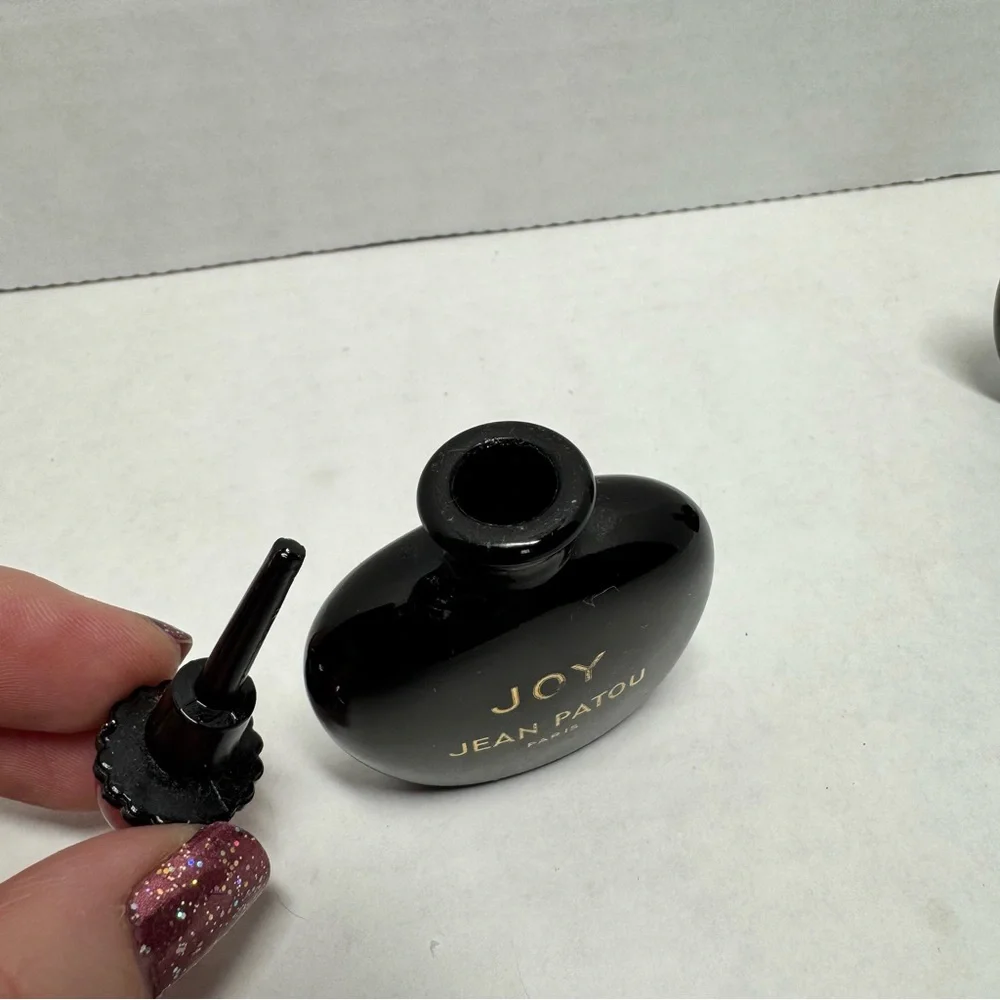 Vintage Joy by Jean Patou Paris Perfume Mini Bottles Only Empty Dabber France - Picture 7 of 7